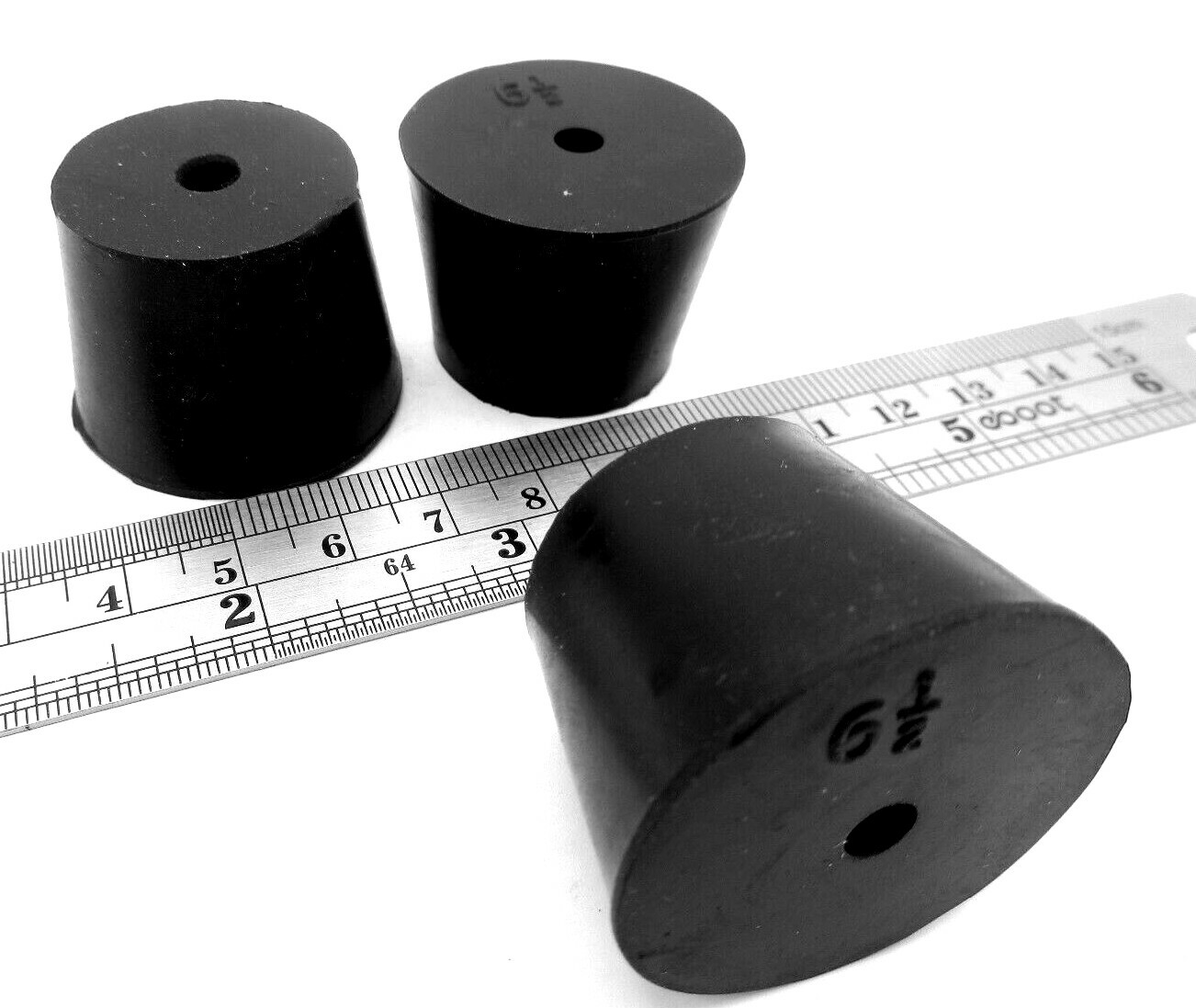 #6.5 Rubber Stopper 1 Hole, Plug 1 1/8″ To 1 1/4″ Hole, Plug 27 mm To 31 mm Hole