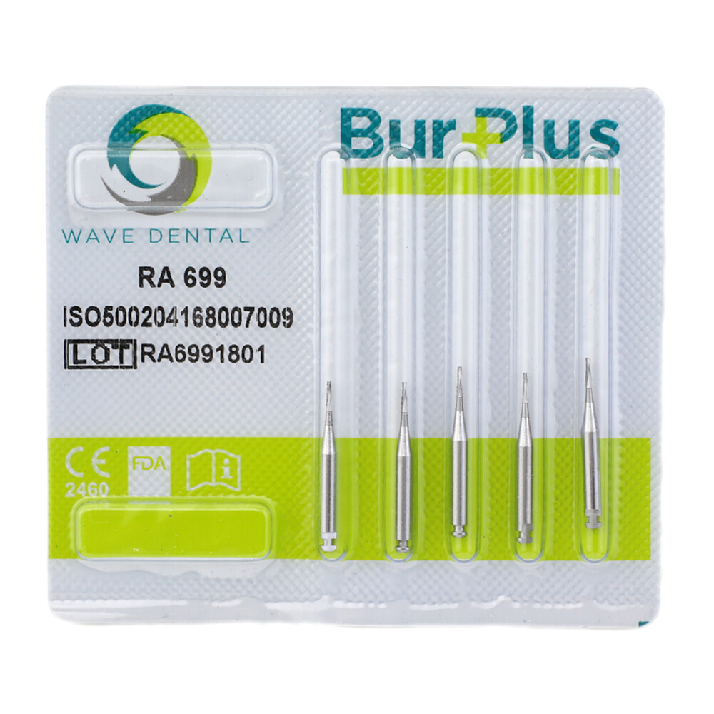 WAVE Dental Carbide Burs RA 699 701 702 Latch Angle Bur Taper Fissure Cross Cut
