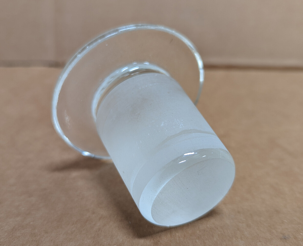 Corning Pyrex Flathead Solid Glass Stopper #45