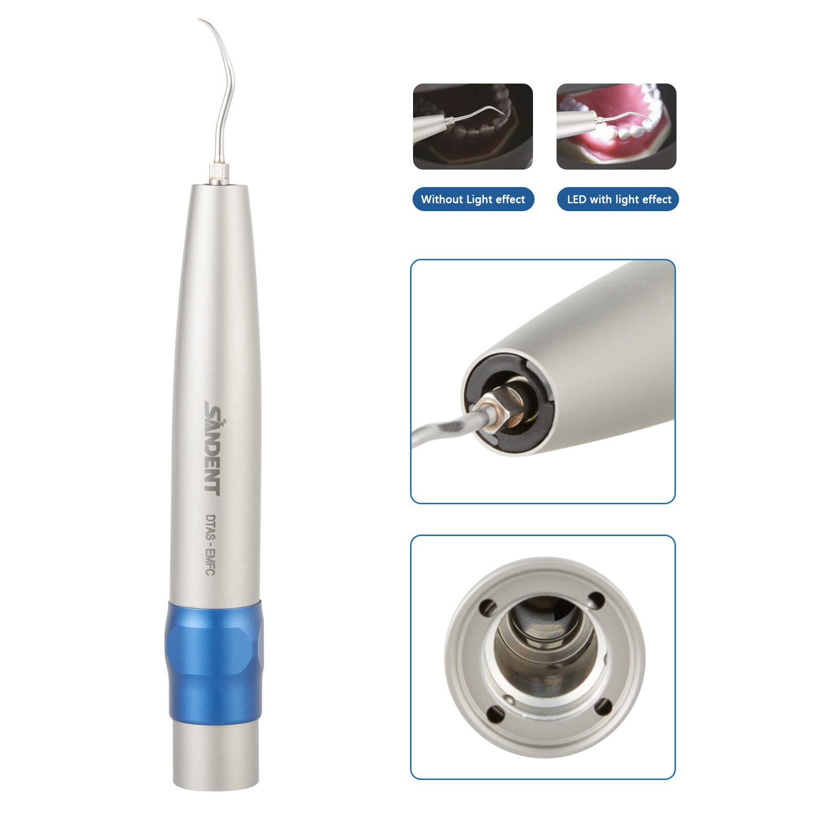 For Kav SONICflex Dental Scaling Fiber Optic Air Scaler Handpiece Sonic LED