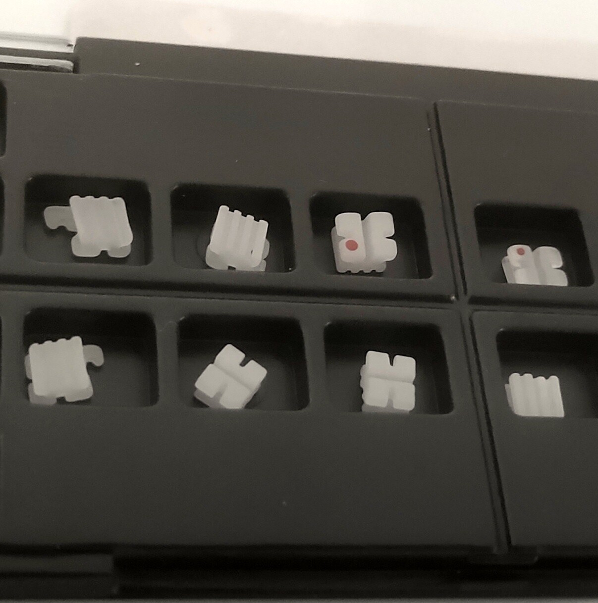 10 Packs Dental Ceramic Brackets Braces 022 Roth 345 Hooks White Invisible
