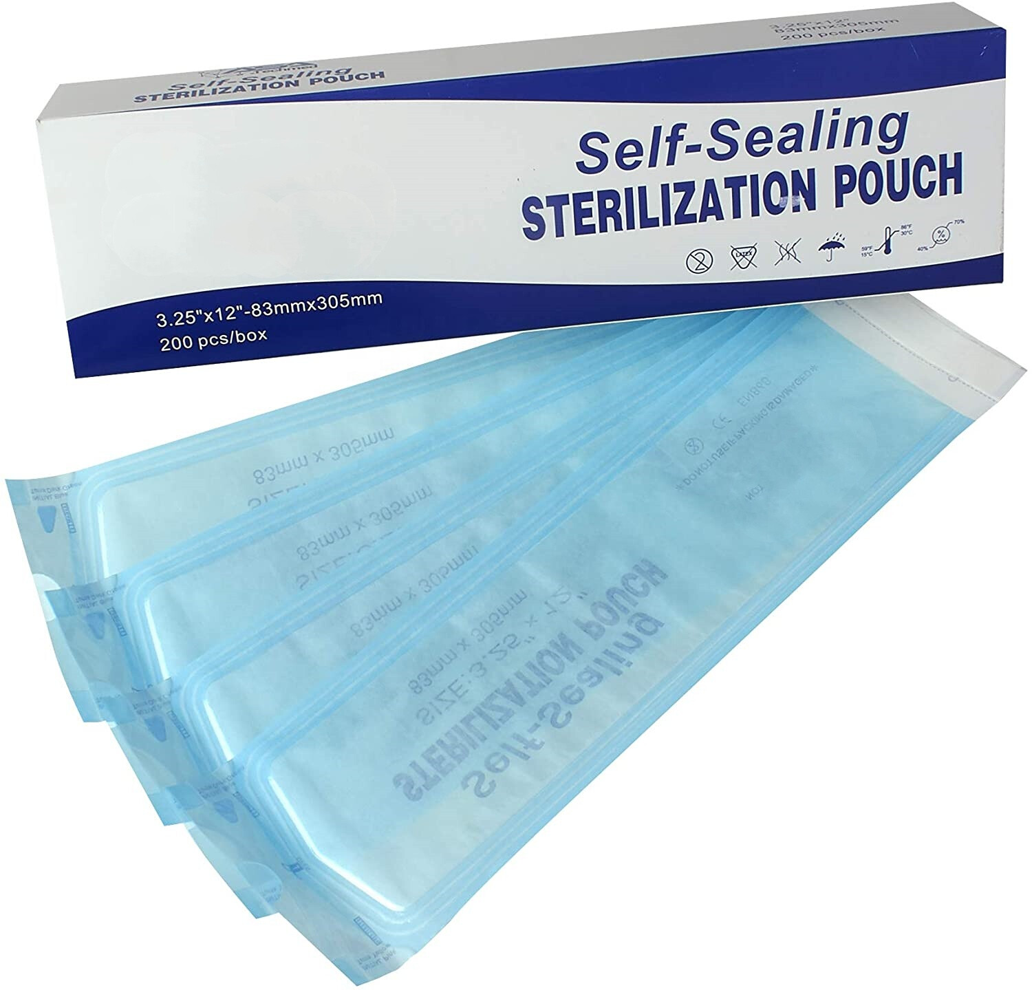 Self Sterilization Pouches Pouch Autoclave, Sterilizer Bags Dental Tattoo bnm7