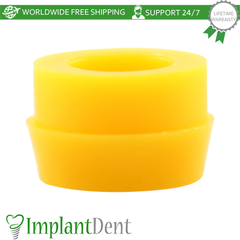 100x Dental Extra Soft Silicone Cap Insert For Ball Overdenture Attachment 500g