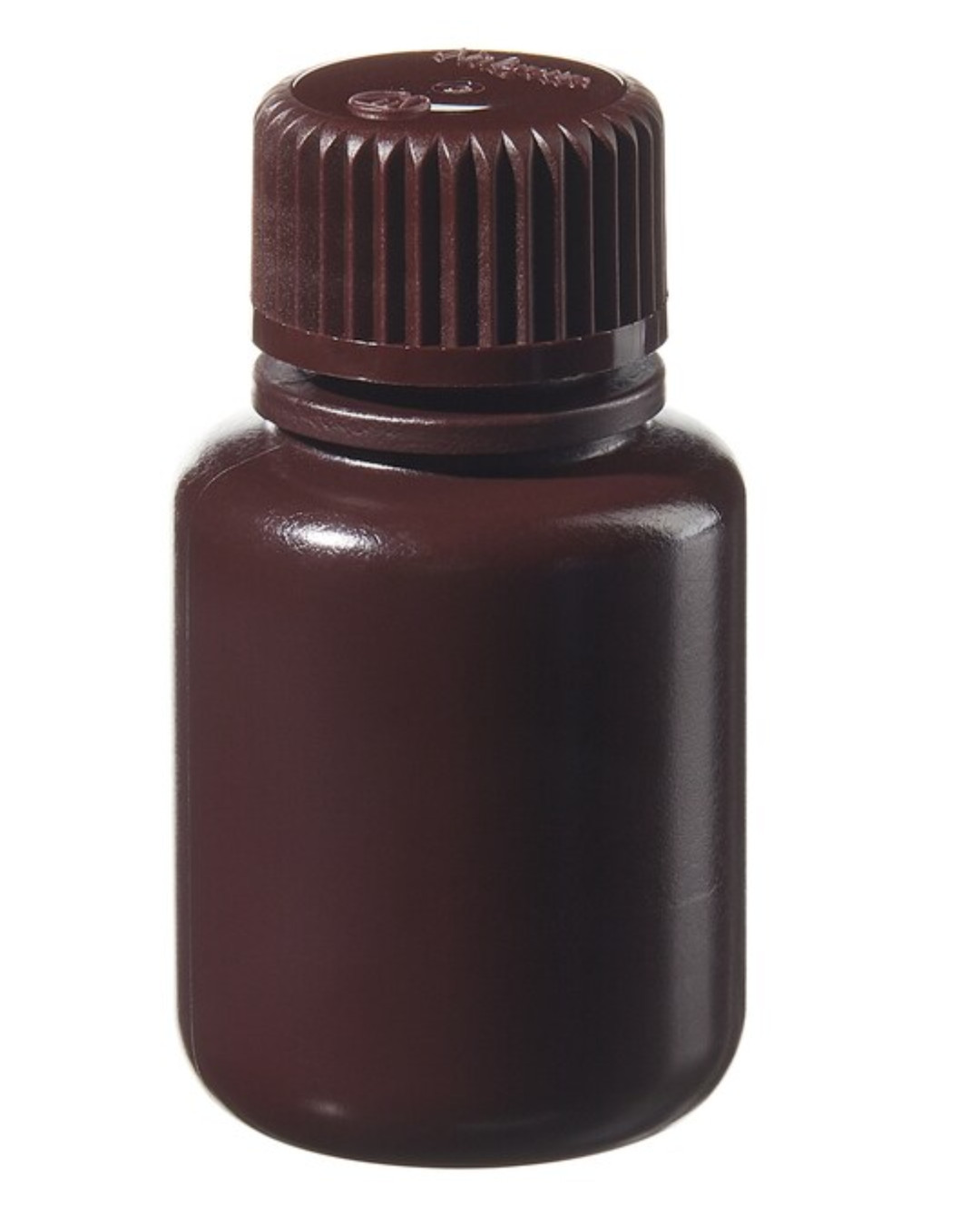 Nalgene 2004-0001 Amber Wide Mouth Bottle, HDPE, 30 ml – 12/bag