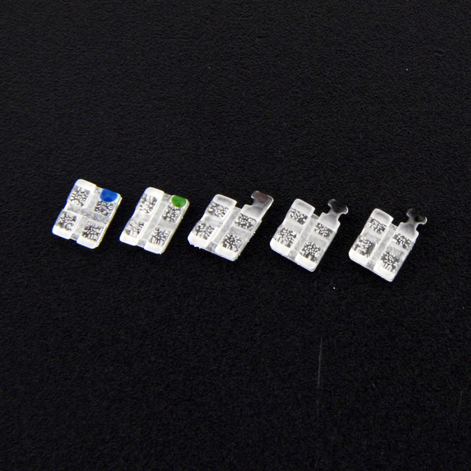 10X STAR ABSOLUTE Orthodontic Ceramic Sapphire Bracket Monocrystalline Roth 022
