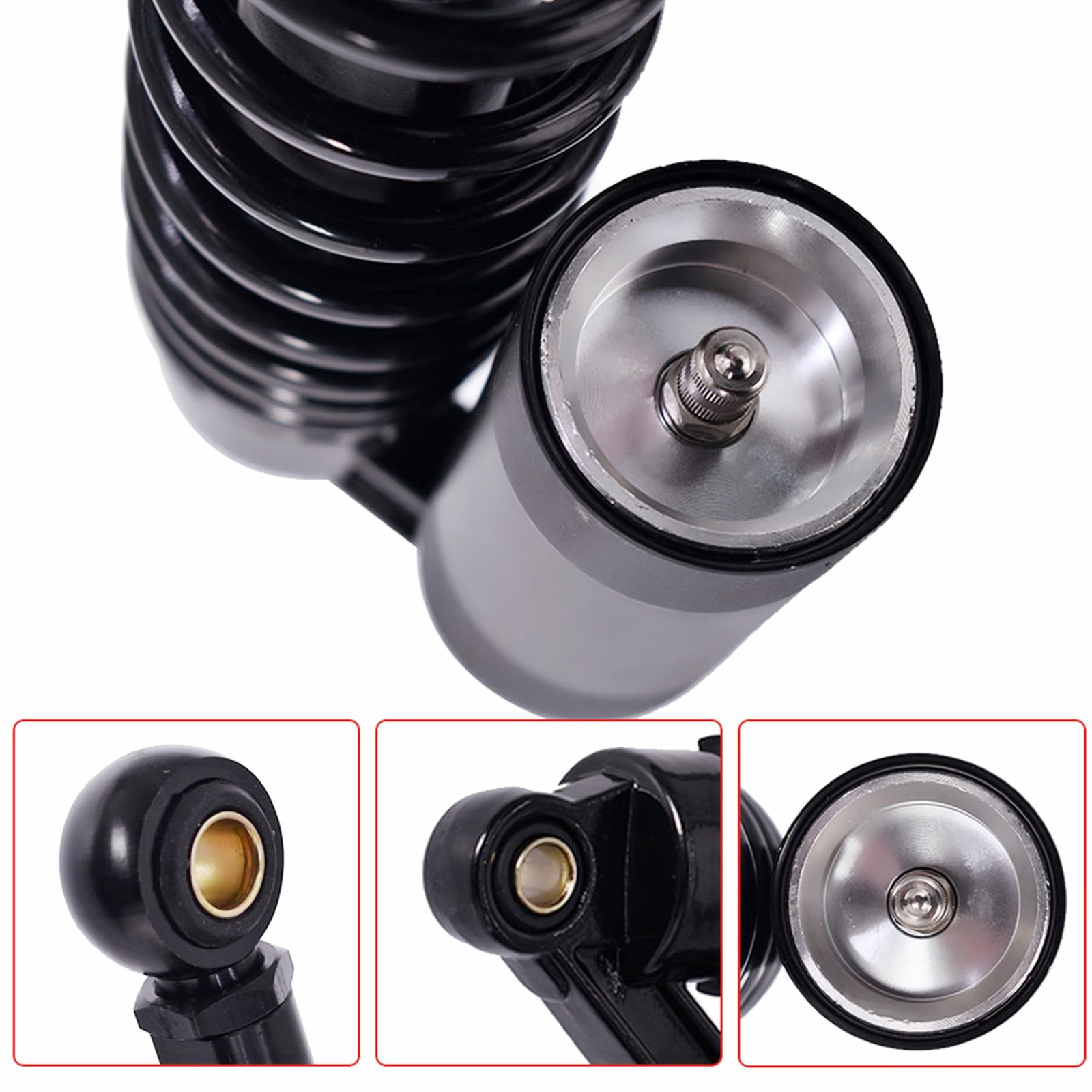 Universal 340mm Motorcycle Air Shocks 13.5 Inch Rear Damper for 150cc-750cc