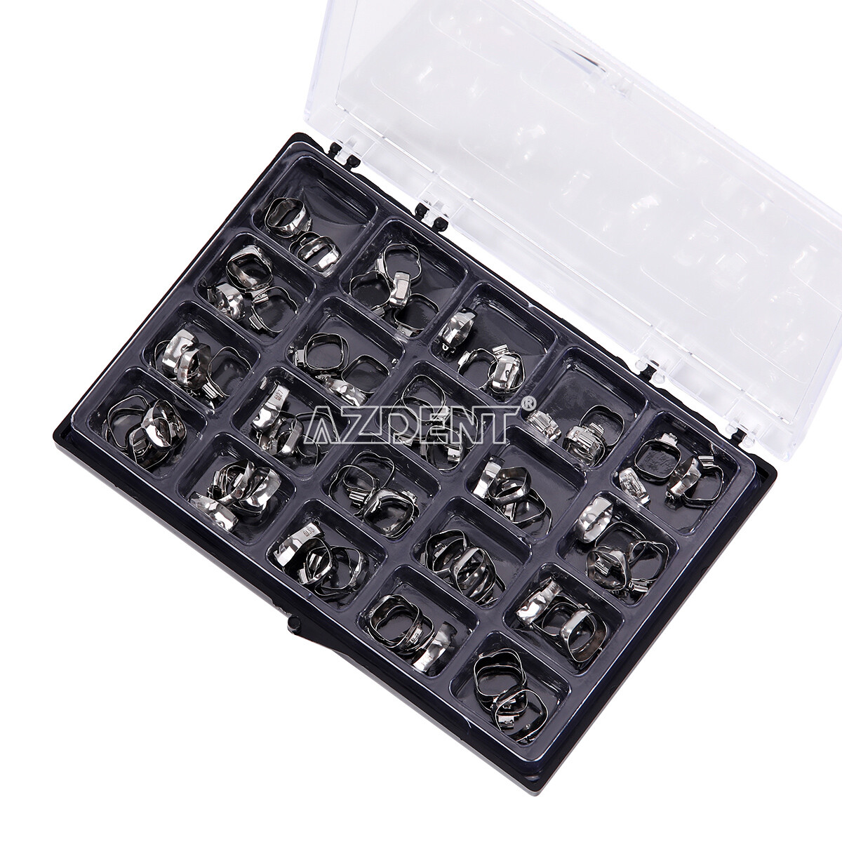 AZDENT Bandas de ortodoncia dental Tubo bucal Primer molar MBT 022 «16#-35#