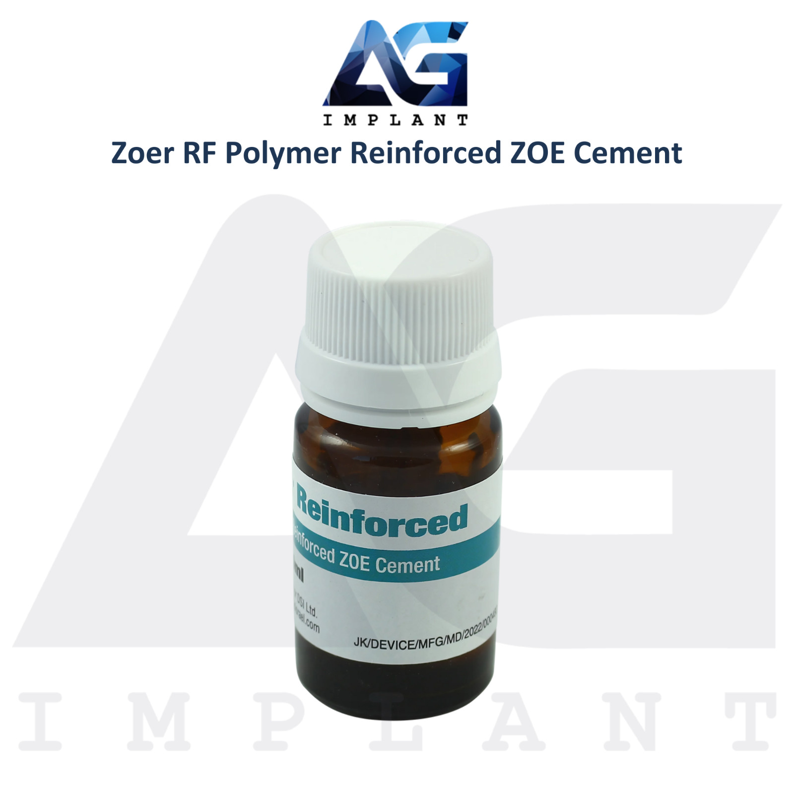 Zoer RF Polymer Reinforced ZOE Cement Temporary Fillings Sealant Crowns Inlays