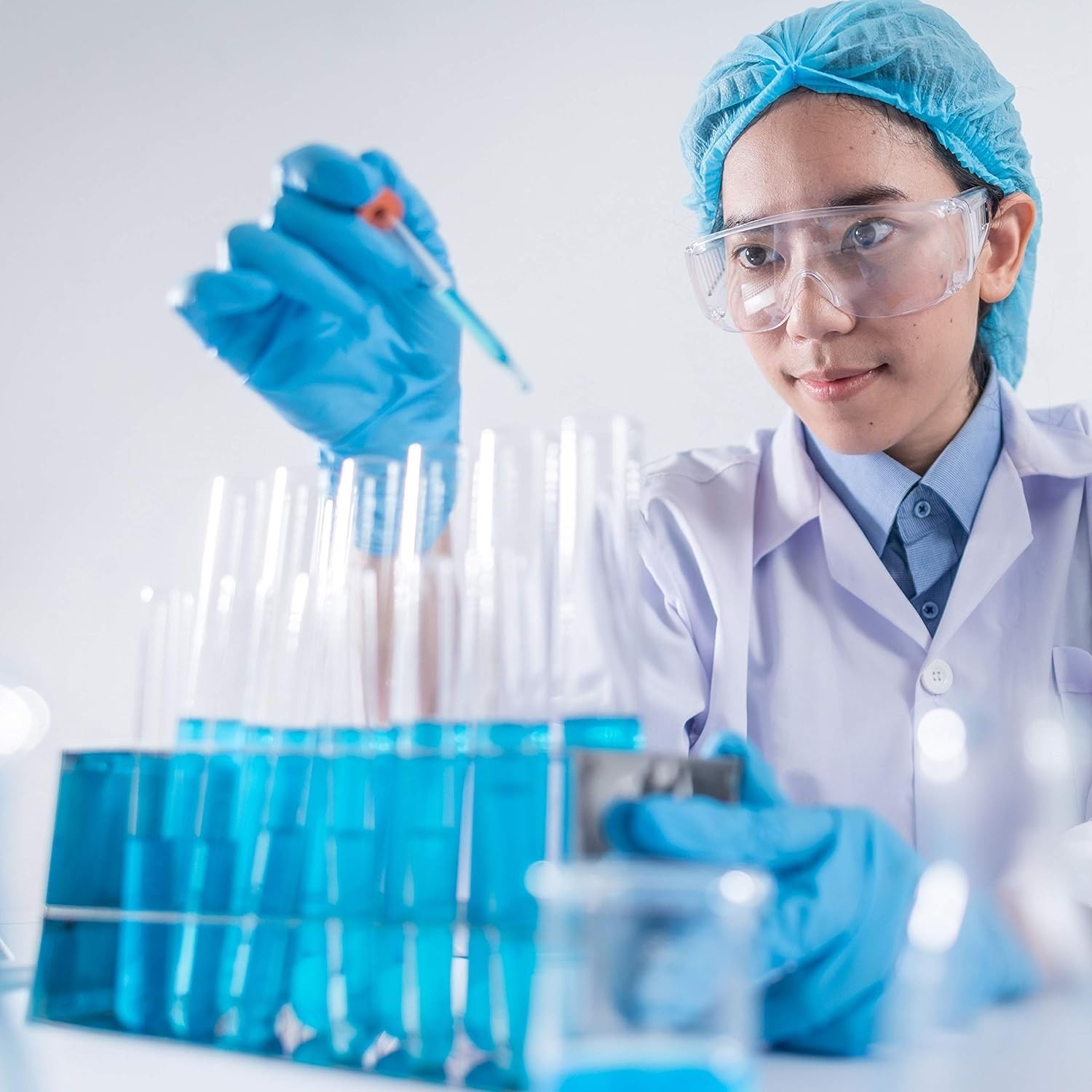 50-Pack 3ml Disposable Pipettes with Graduated Scale for Precise Liquid Transfer