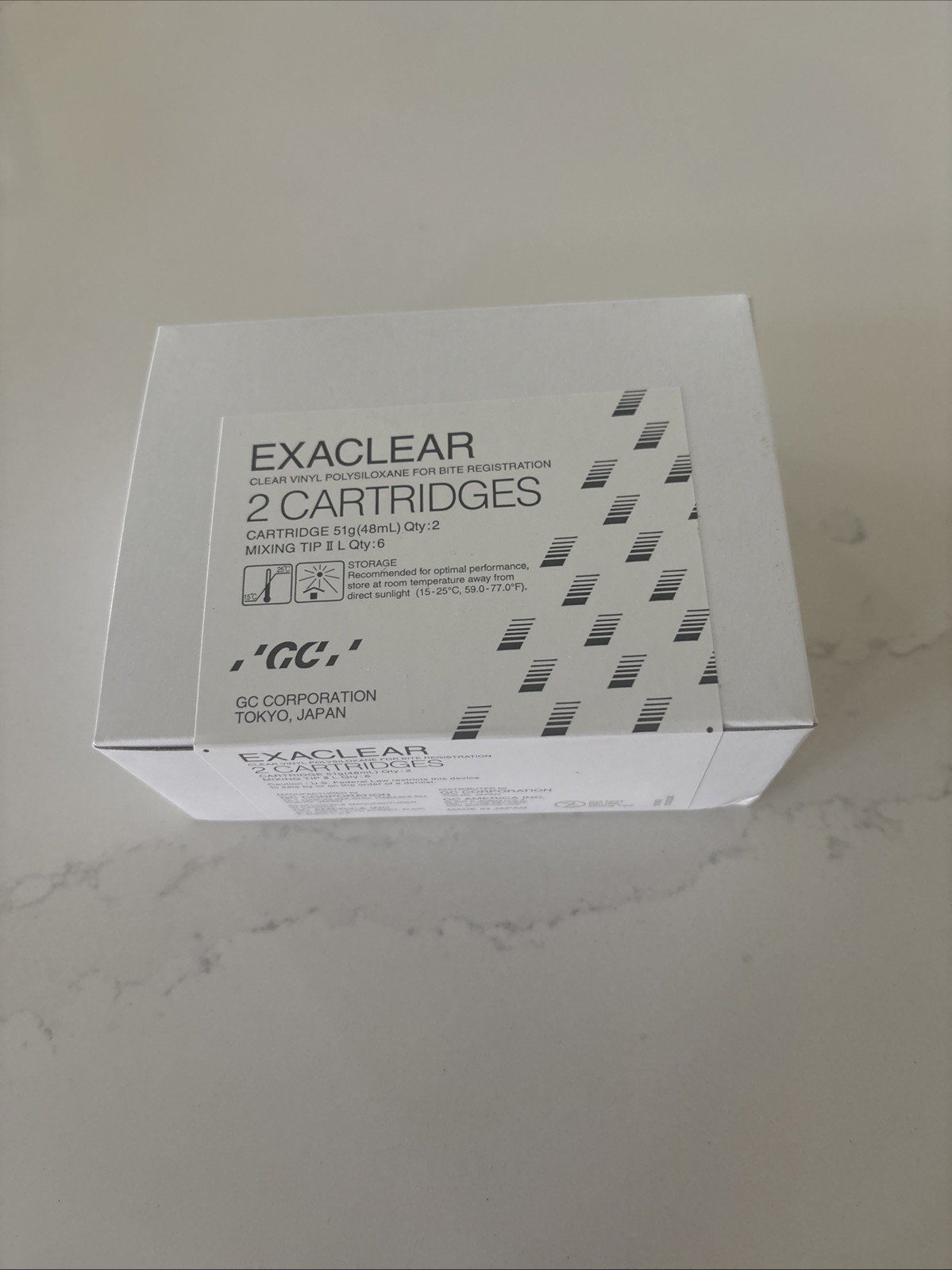 GC Exaclear Clear Vinyl Polysiloxane VPS Bite Registration (2x48ml) Free II Ship