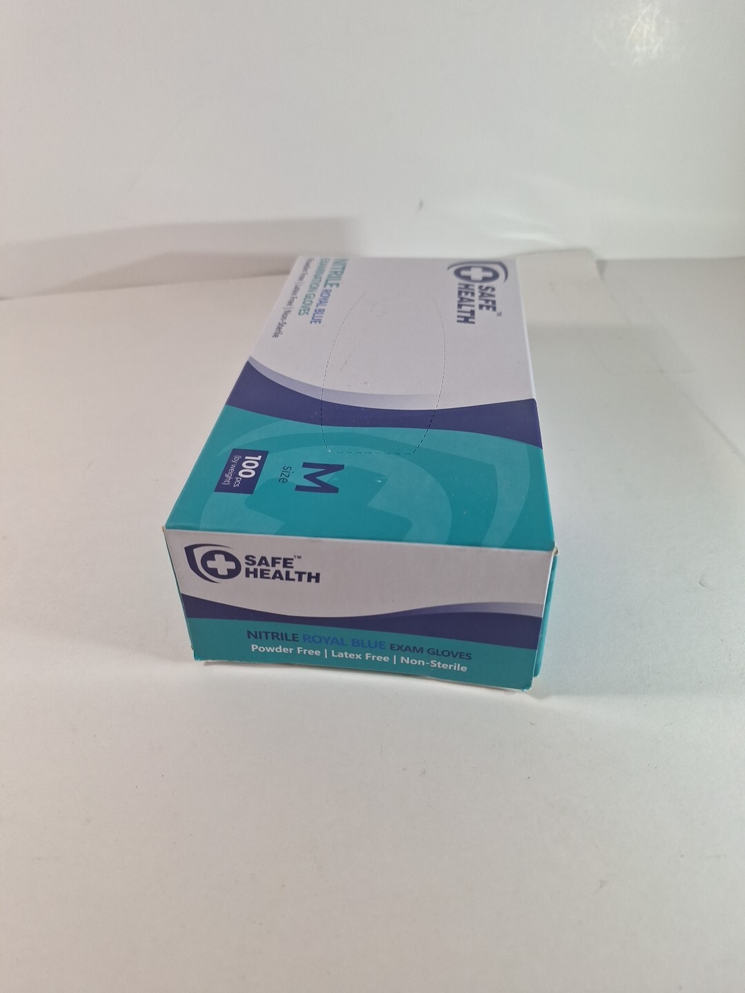 NITRILE ROYAL BLUE EXAMINATION GLOVES (SIZE: M, ) 100 boxes per case. New