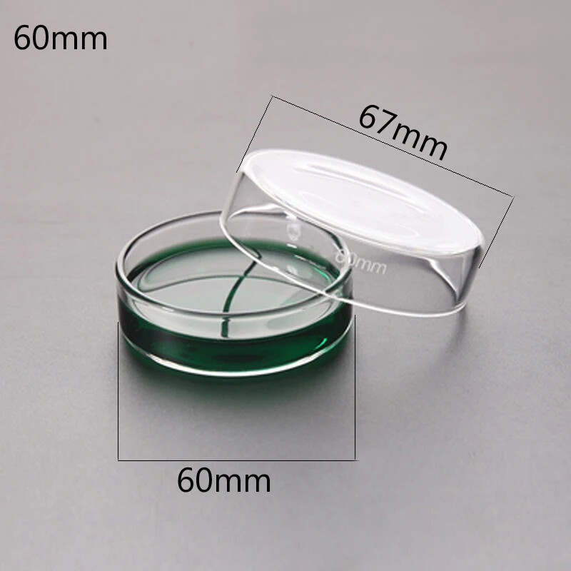 10 pieces/pack 60mm Glass Petri Dish Bacterial Culture Dish Borosilicate Glass