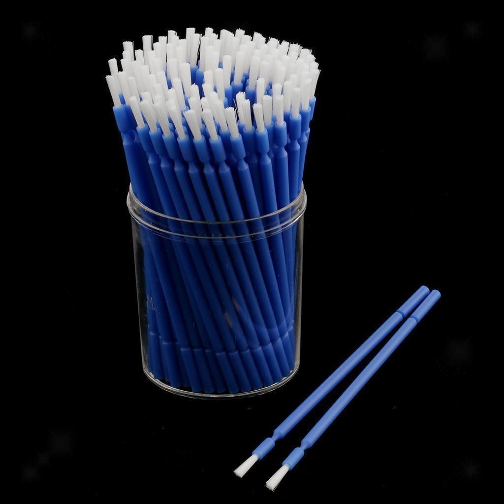 100 Pcs/Pack Dental Disposable Single Gingival Brushs Micro Applicator Blue/Pink