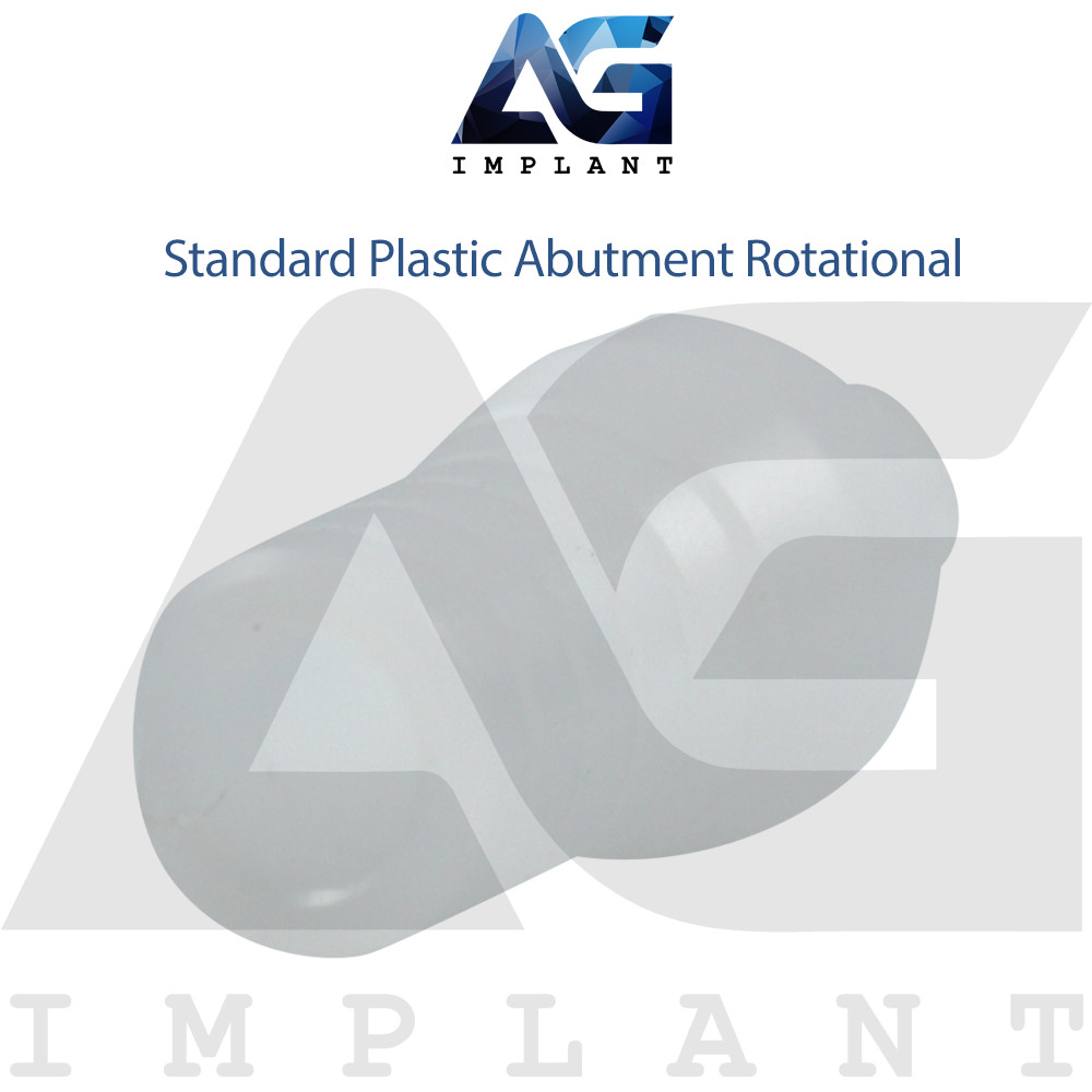 50 Standard Plastic Abutment Rotational Prosthetic System Int Hex 2.42mm