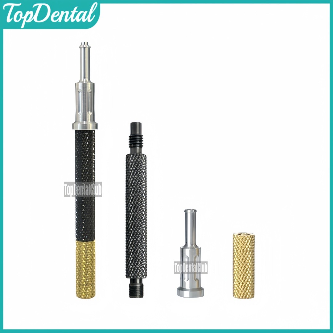 Dental Retention Cap Insertion Locator Core Tool Overdenture Abutment Fit OSSTEM