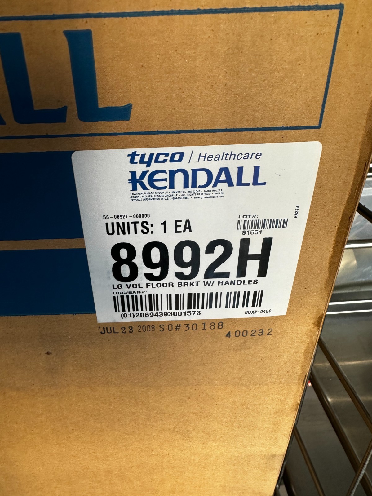Kendall Floor Cart for Sharp Containers Ref: 8992H