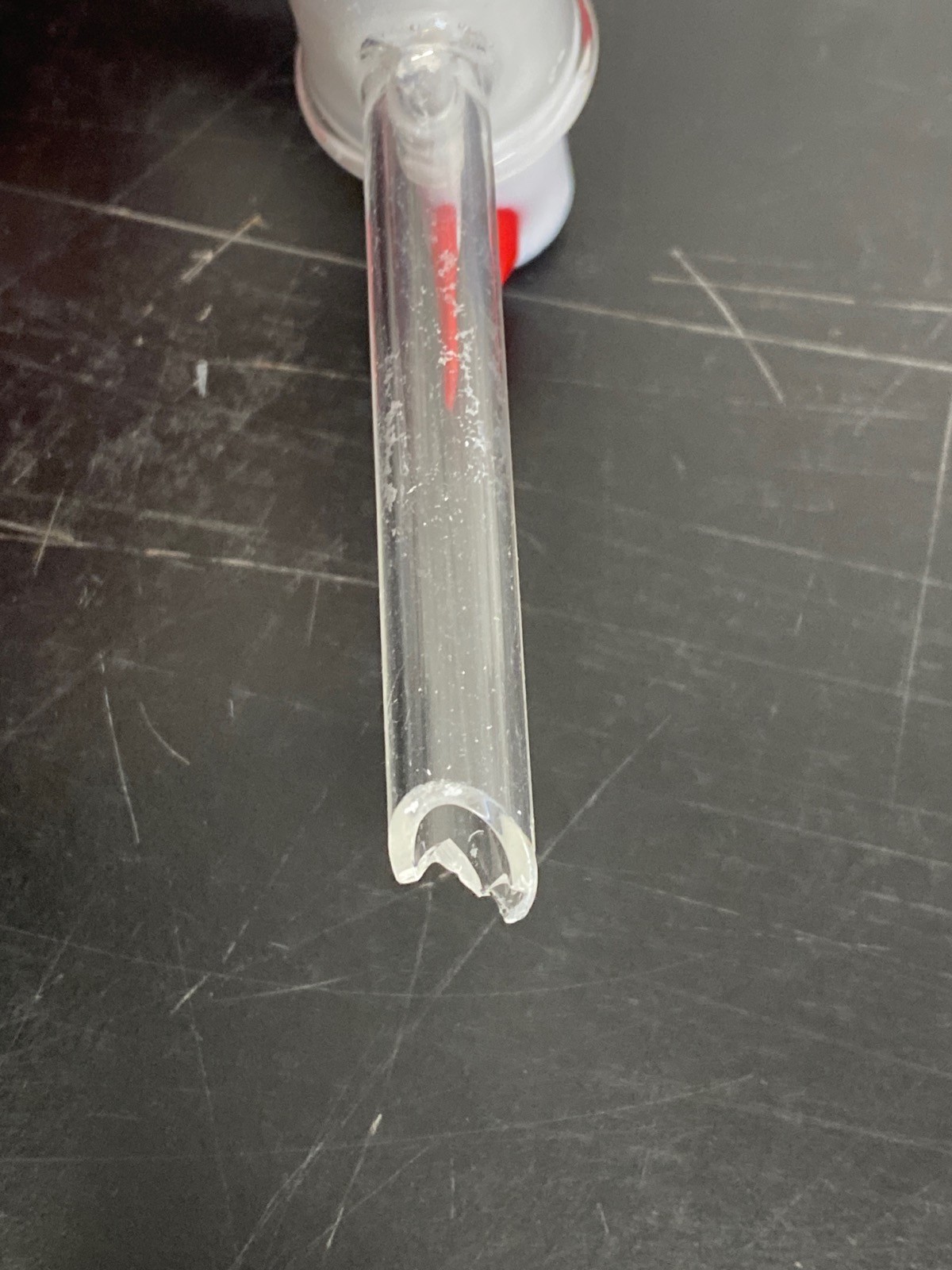 PYREX Glass 500mL Squibb Separatory Funnel PTFE 4mm Stpk #27 HDPE 6404-500 B