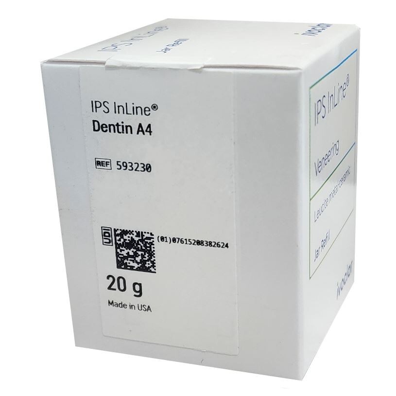 *1-Pack* Ivoclar Vivadent IPS InLine Dentin A-D A4 Refill 20g Powder 593230