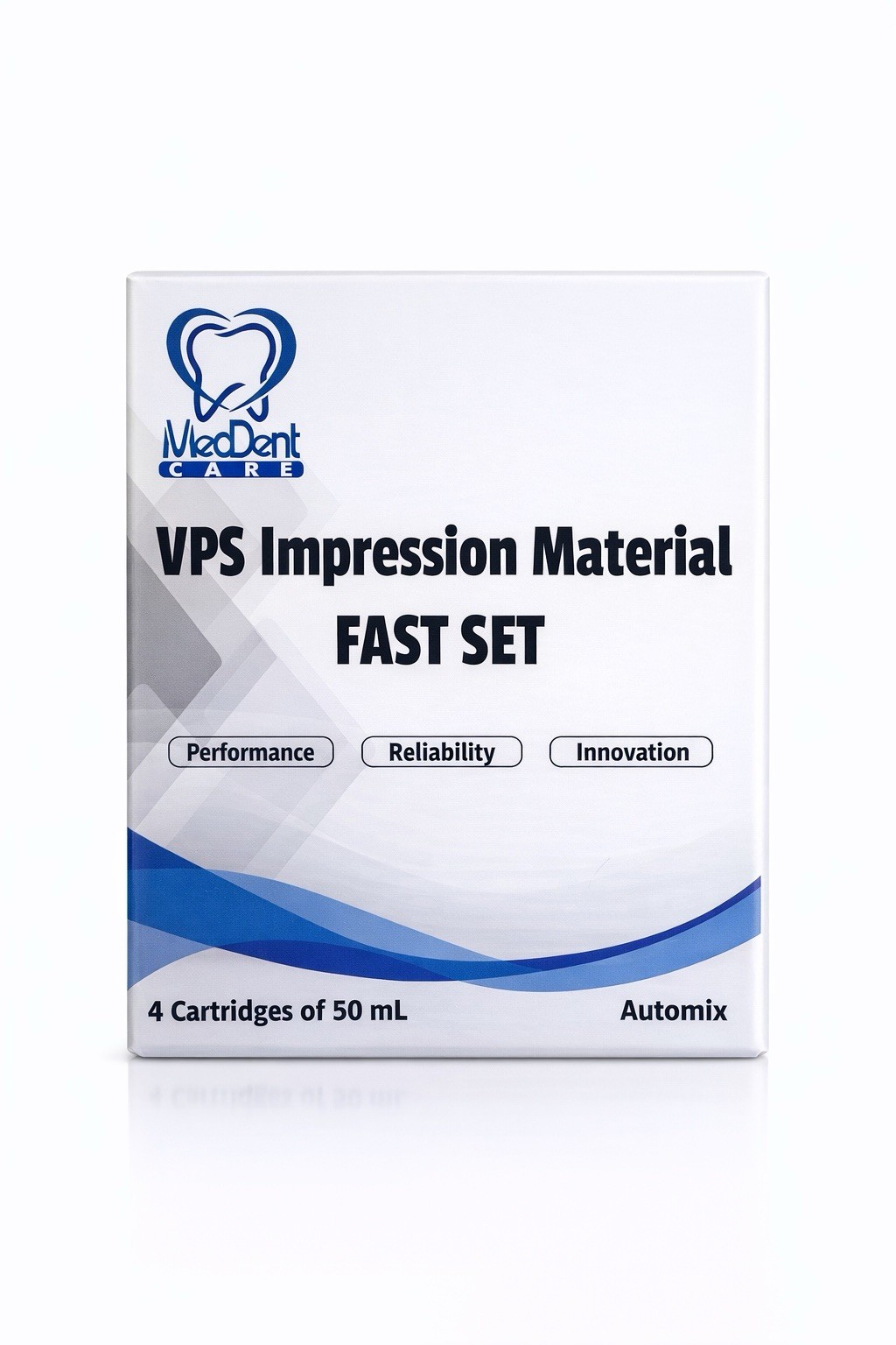Dental Impression Material Light Body Fast Set VPS 4X50ml Cartridges