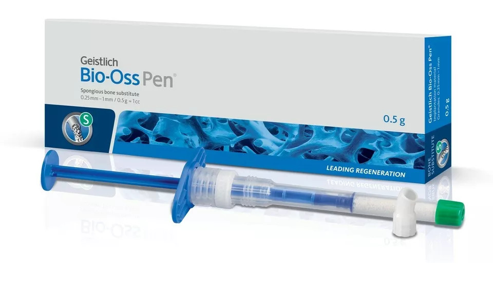 Geistlich «Bio-Oss Pen» Small Granules (0.25 -1mm) Bone Grafting 0.5g/1cc.