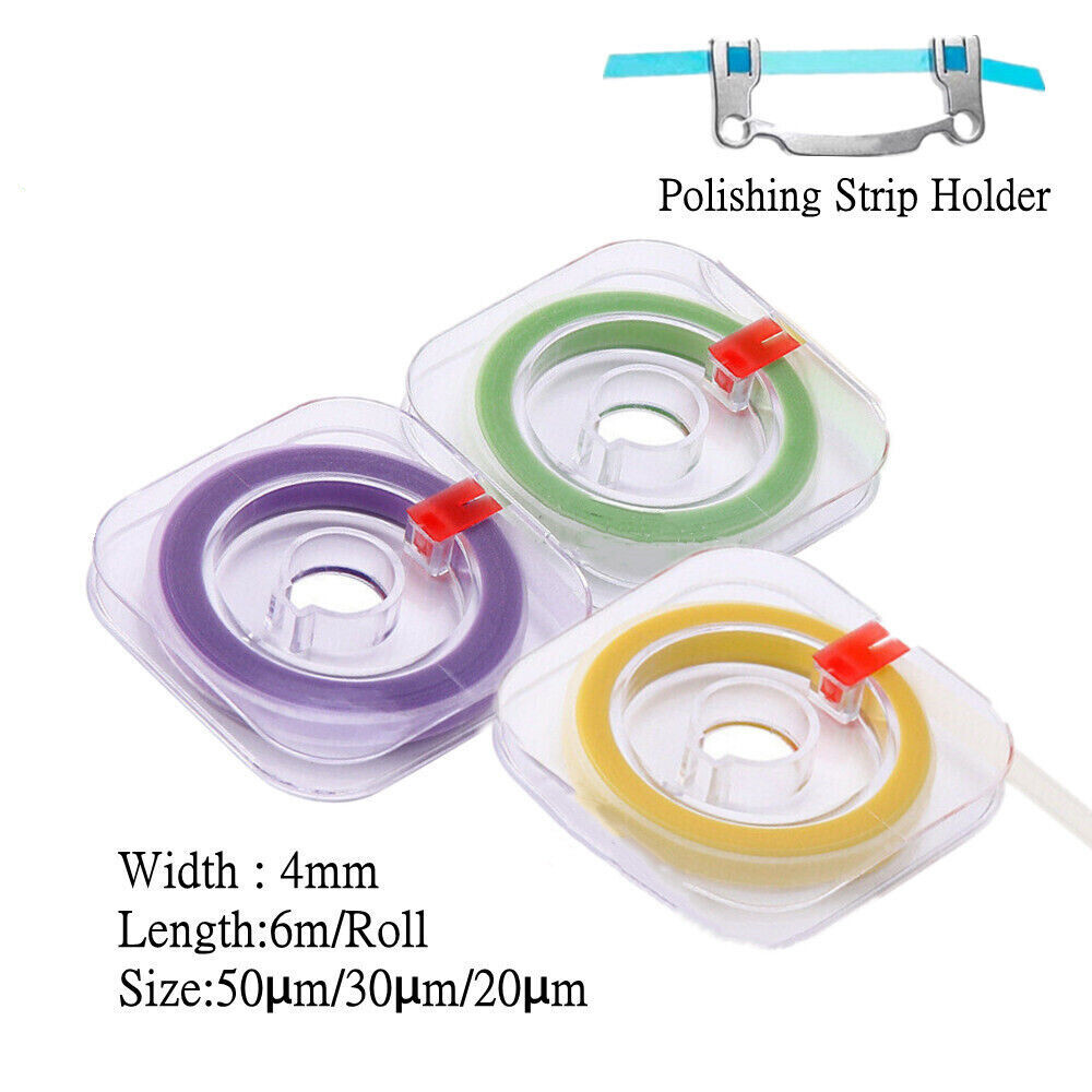 Dental Interproximal Sanding Finishing Polishing Strips Resin Strip / Holder
