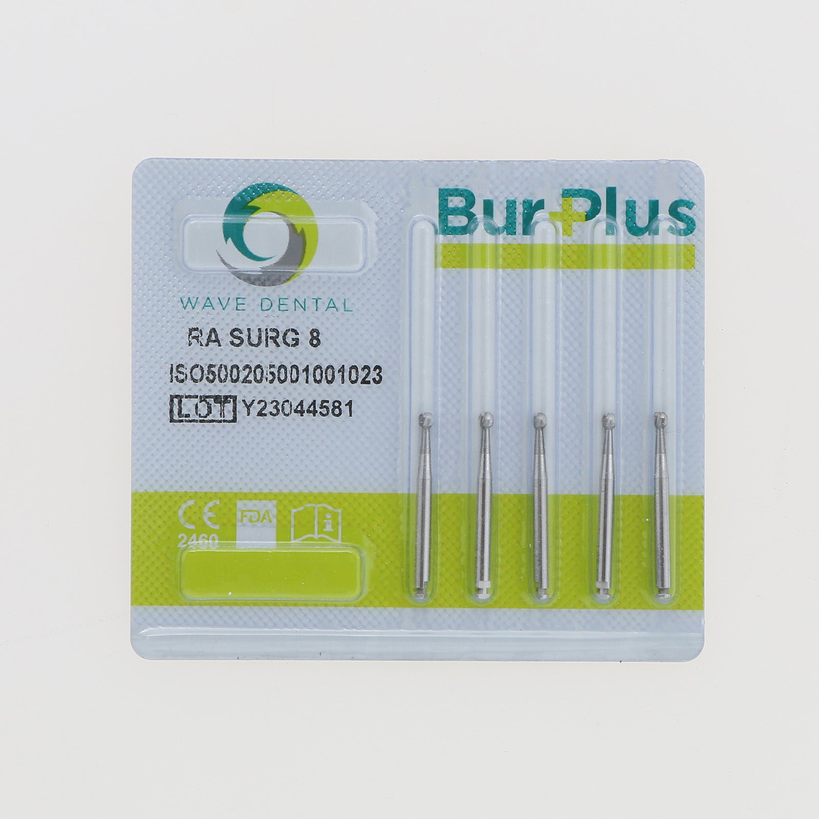 Wave Dental Tungsten Carbide Surgical Burs Round 26mm RA SURG 2 4 5 6 8# Prima