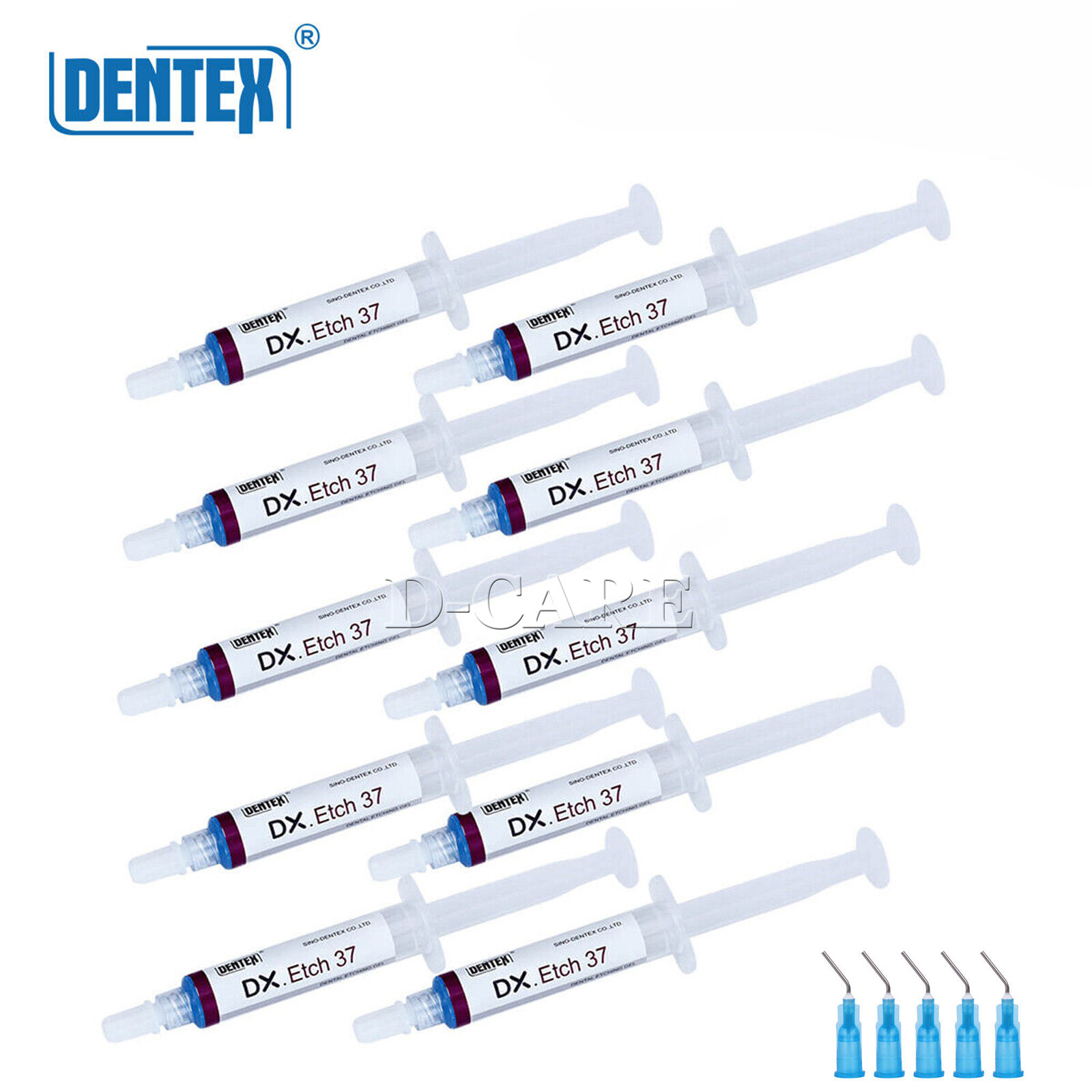 DENTEX Dental Etchant 37% Acid Etching Gel Silica Blue Gel For Adhesive/Resin PD