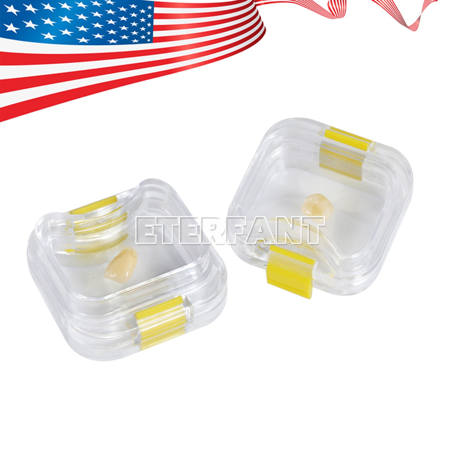Dental Crown and Bridge Pillow Box with Membrane with Latch Storage Display Box