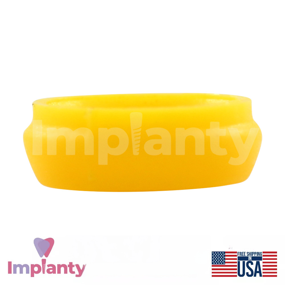 1x Dental Straight Lock Attachment Extra Soft Silicone Set Conical NP 2.25mm