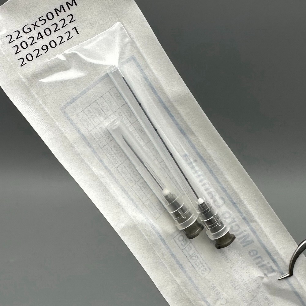Sterile microcannula Blunt Tip Cannula Needle Injectable Hyaluronic Acid Fillers