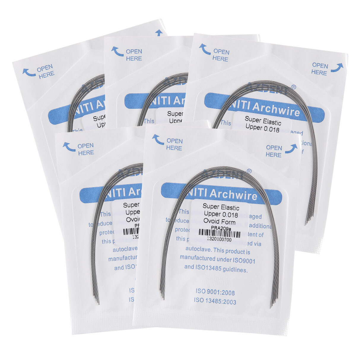 AZDENT Dental Orthodontic Super Elastic Niti Arch Wire Oval Form