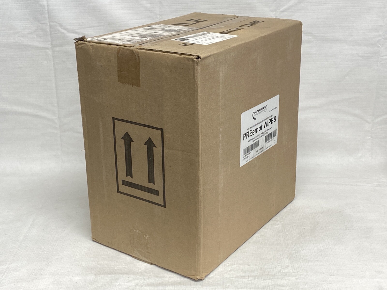 (12/Cs) VIROX Accelerated Hydrogen Peroxide PREempt Wipe Cleaner 12×160/Pk 21221