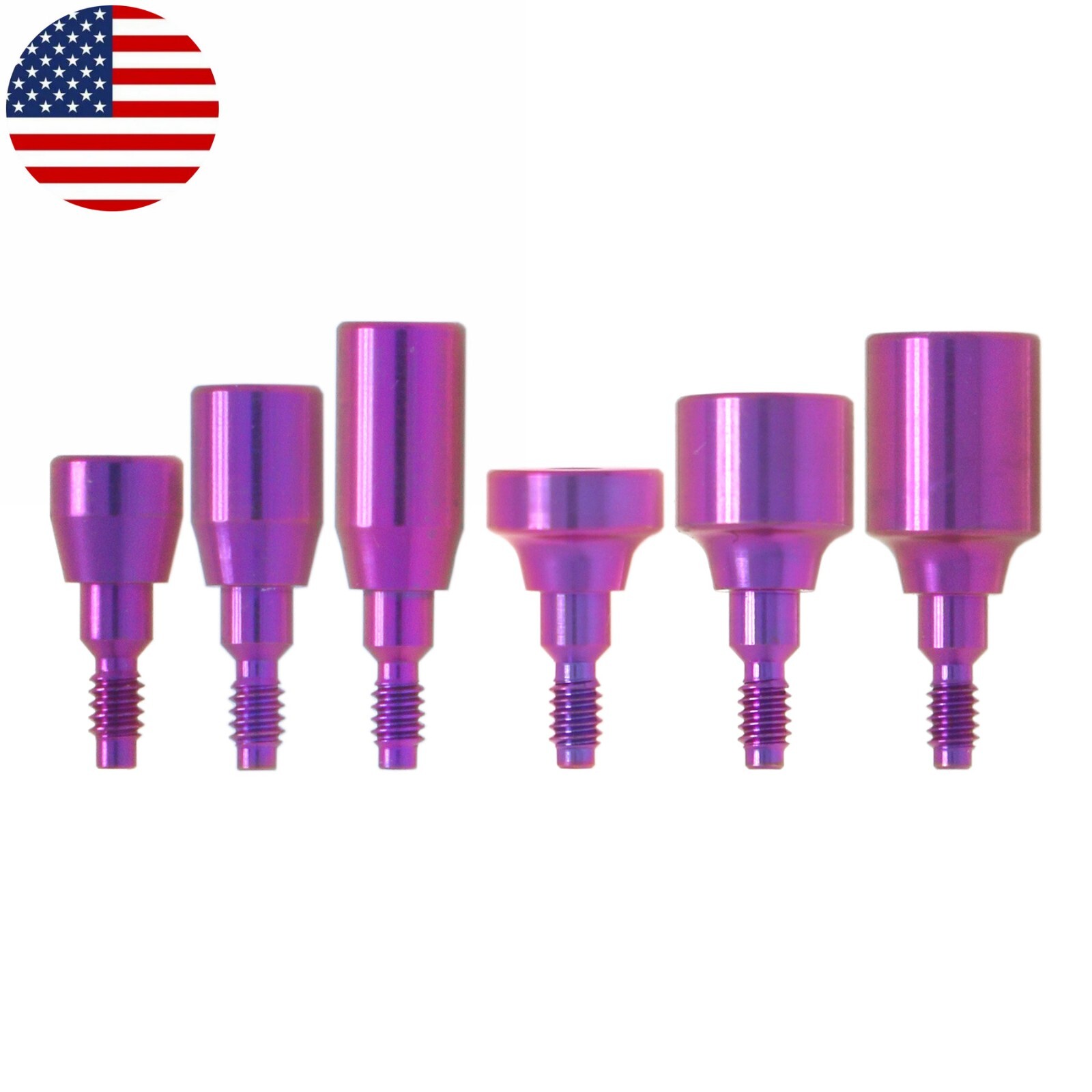 US Dental Healing Cap Abutment RP/NP Compatible Nobel Active ∅3.6 ∅5.0 ∅6.0