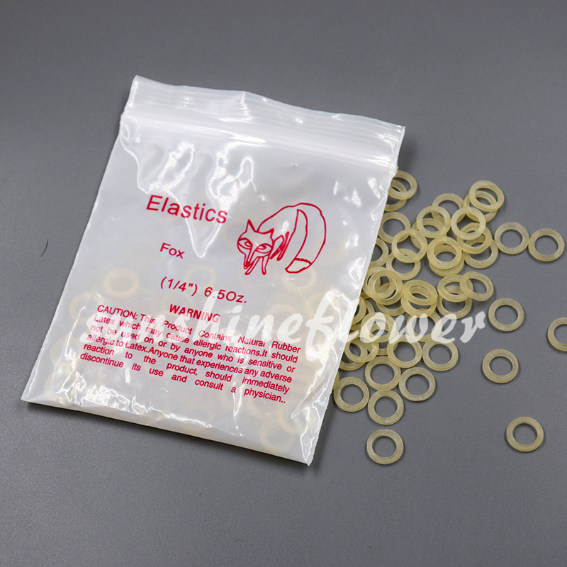 1 Pack 100 Pcs Dental Orthodontic Elastics Braces Rubber Bands 15 Sizes 3 Forces