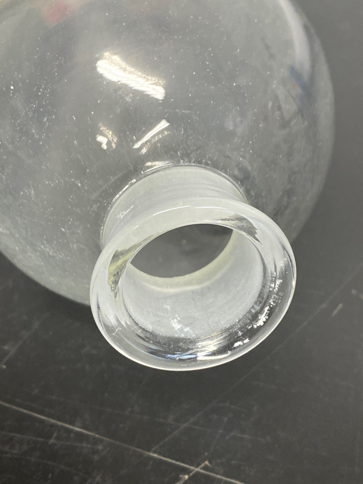 PYREX Glass 500mL Squibb Separatory Funnel PTFE 4mm Stpk #27 HDPE 6404-500 B