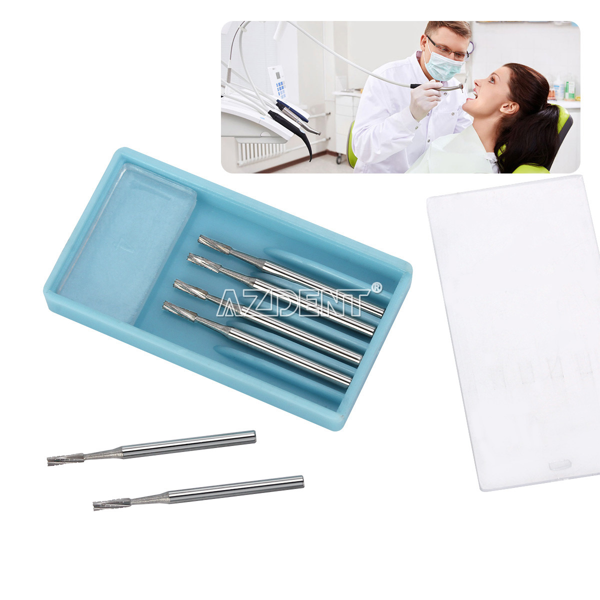 Dental 557 FGOS Surgical Carbide Burs 25mm Length FG-557XL 6Pcs/Box