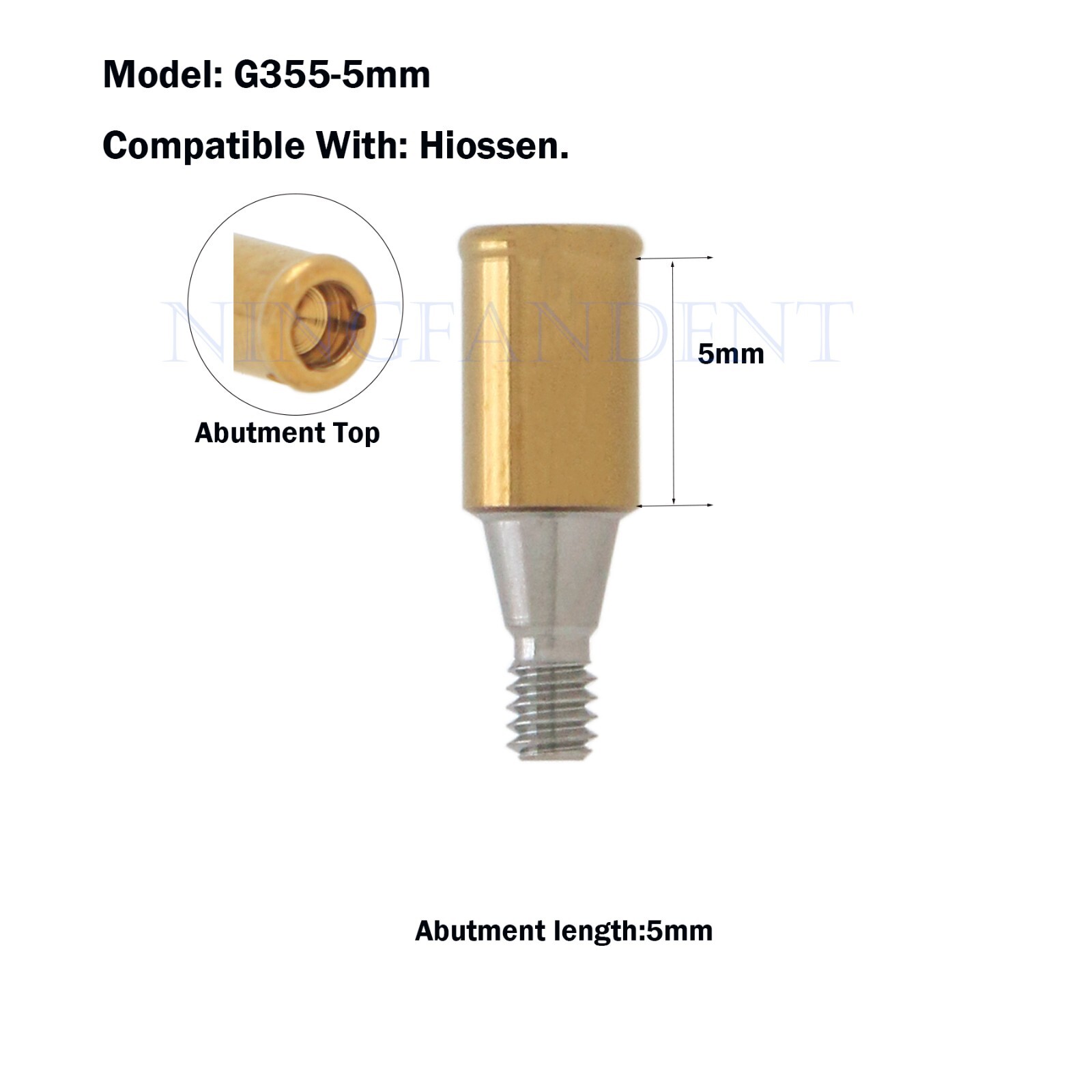 Hiossen Osstem Dental Attachment Locat0r Caps Overdenture Implant Mini Abutments