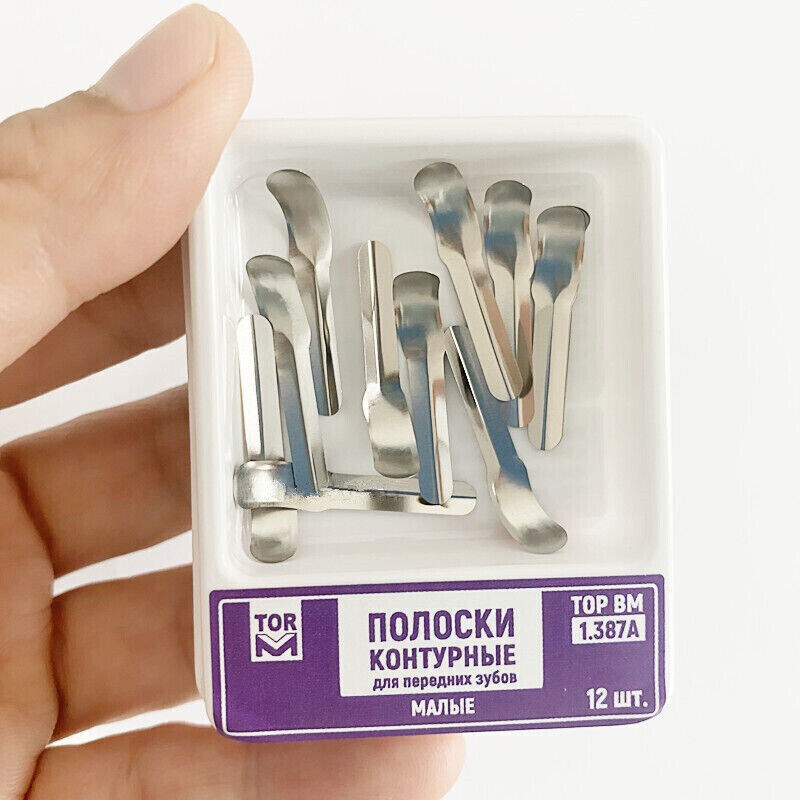 Dental Anterior Proximal Strips Matrix Bands Sectional Contoured Matrices Twin
