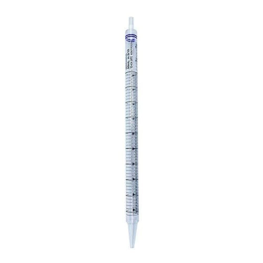 Argos PB50 Disposable Plastic Serological Pipette, 50mL Capacity, 100 Cs 10/pk