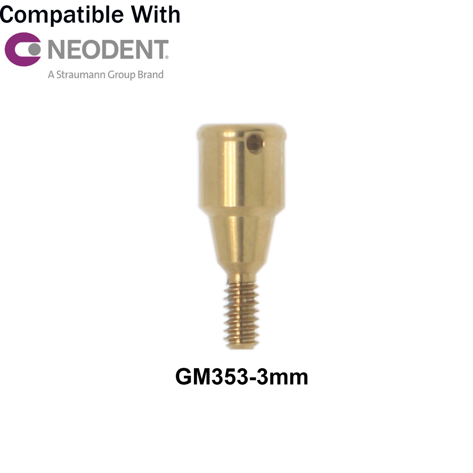 Overdenture Locator Abutment Removable Male Cap for NEODENT GRAND MORSE 1-6mm GH