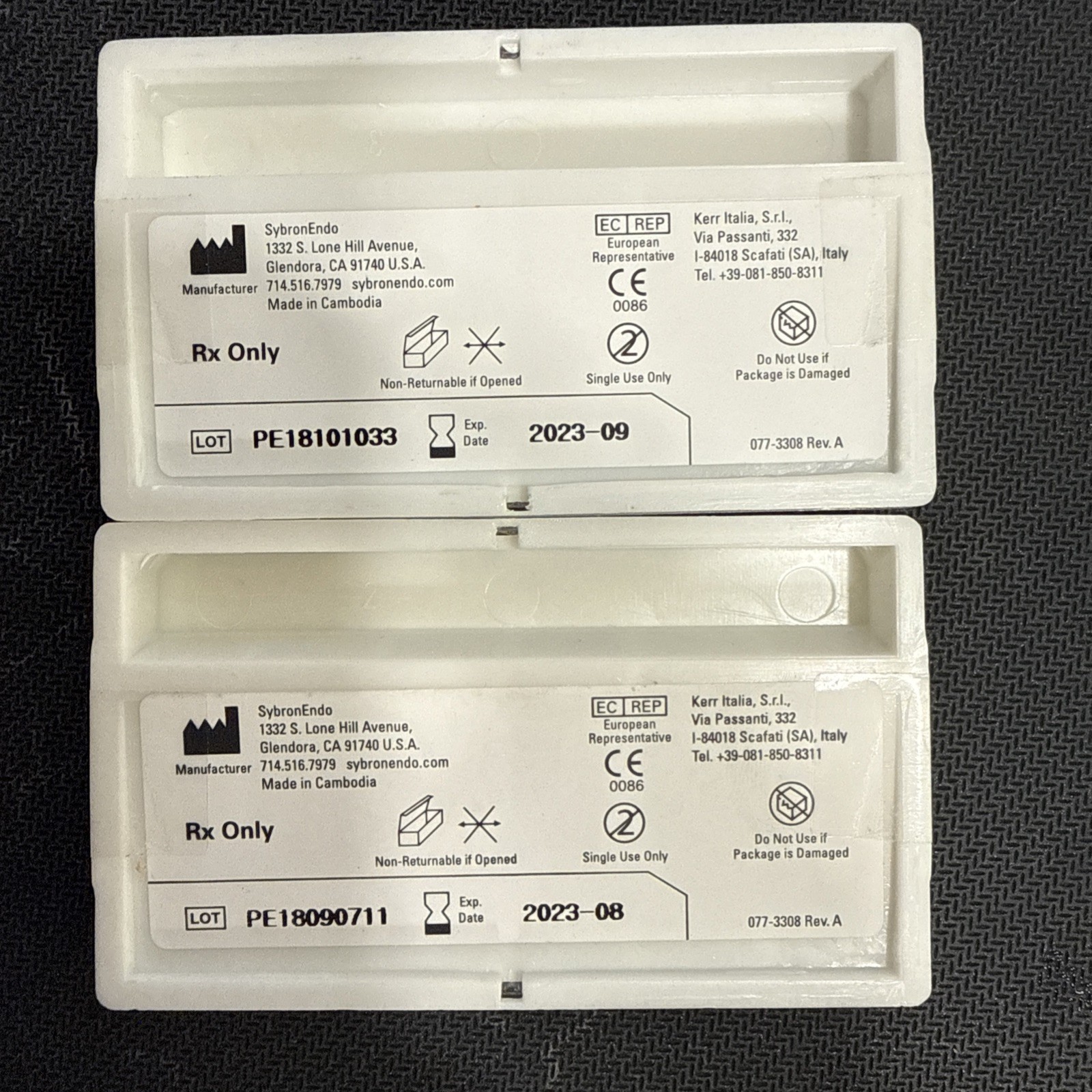 SybronEndo TF Adaptive Paper Points Varies Sizes Endodontics expiration 07/2023
