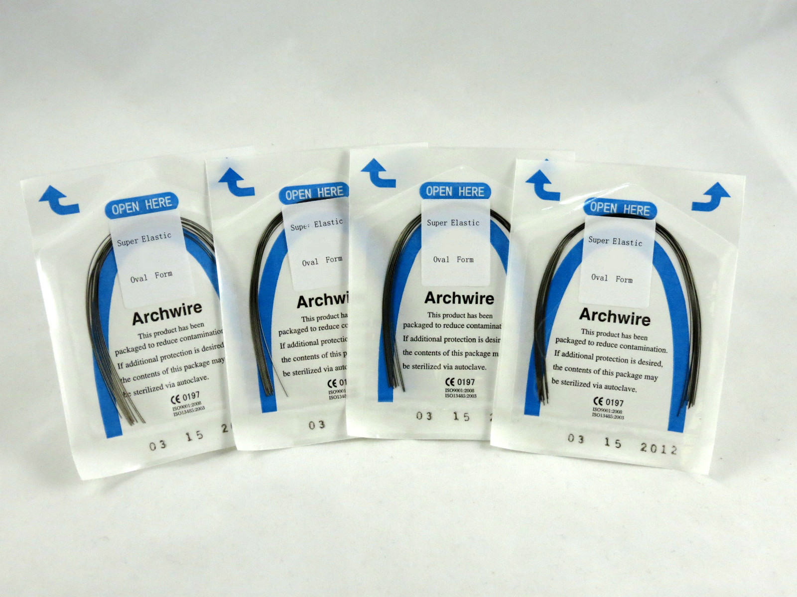Dental Ovoid Arch Wire .018″ x .022″ Upper Orthodontic Kit /40 Pcs CREATIVE