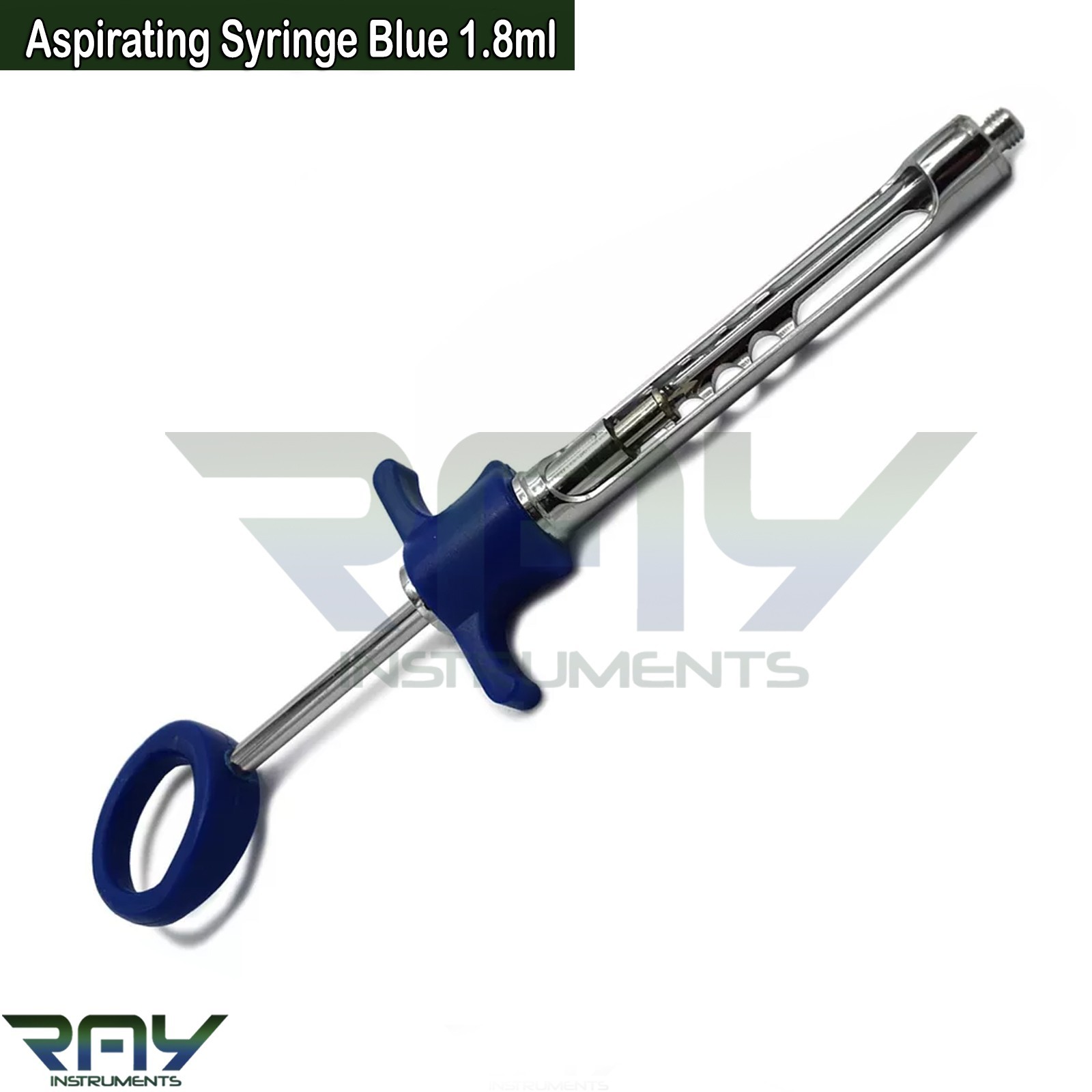 5 Pcs Dental Anesthesia Self-Aspirating Auto Passive Syringe Blue 1.8ml Dentist
