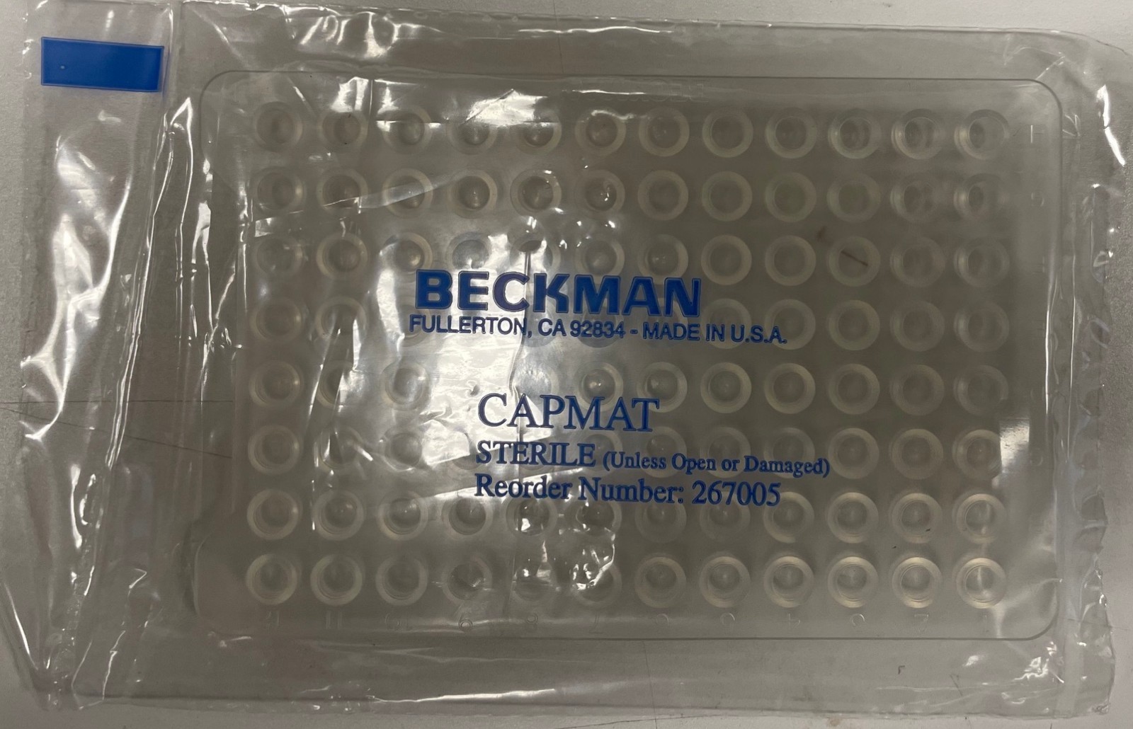 Beckman Coulter CAP mats disposable for 96 deep-well titer plate(2 packs of 12)