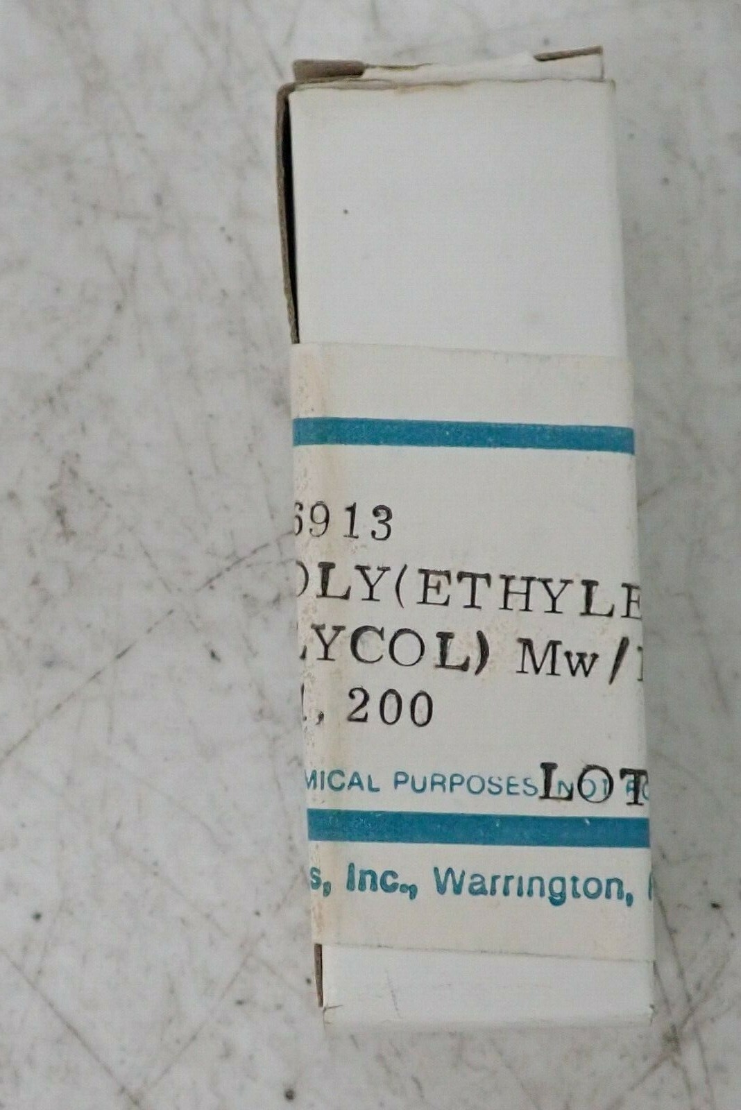 Polysciences 16913 Poly(ethylene glycol) 1/g ~ 80% Full