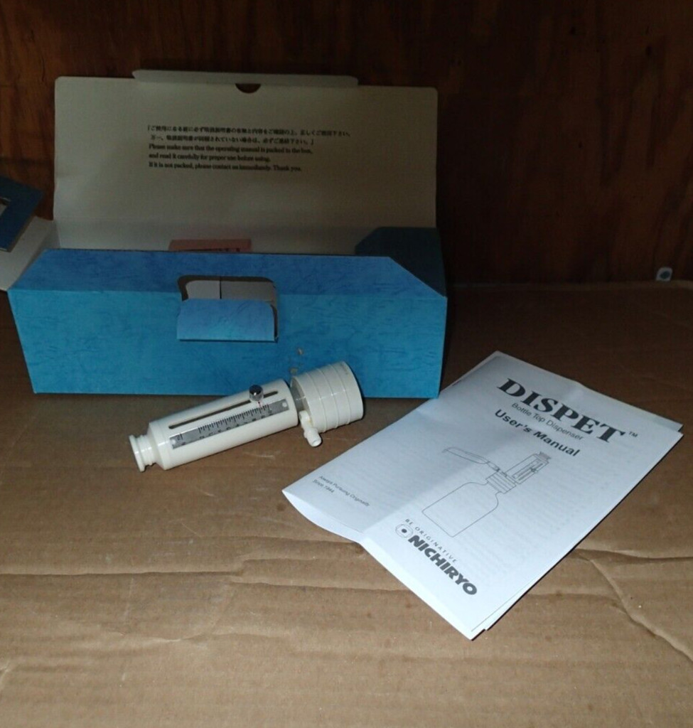 Dispet 00-DP-10 Variable Volume Bottle-Top Dispenser 2-10mL NEW