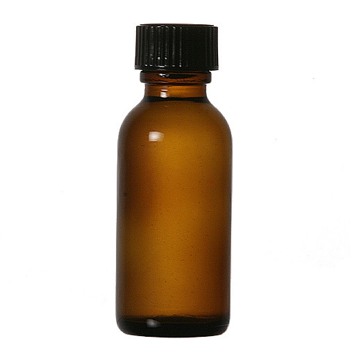 144 pcs 1 oz 30ml AMBER Boston Round Glass Vials with Cone Liner Caps