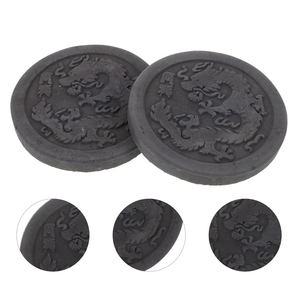 2 Pcs Rubbing Mold Brick Pattern Creative Study Material Chinese Han