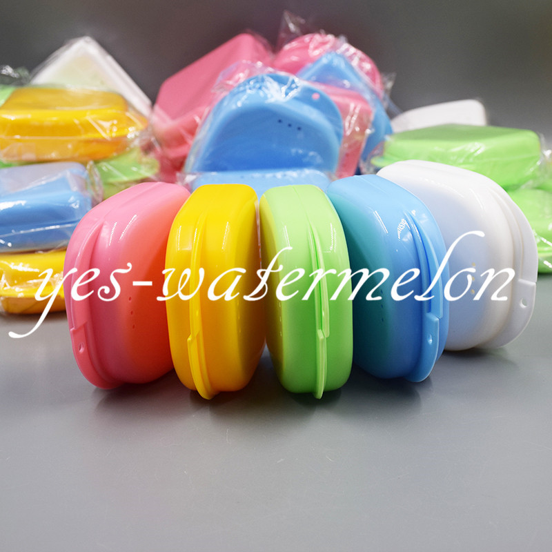 Dental Retainer Orthodontic Mouthguard Denture False Teeth Storage Case Box