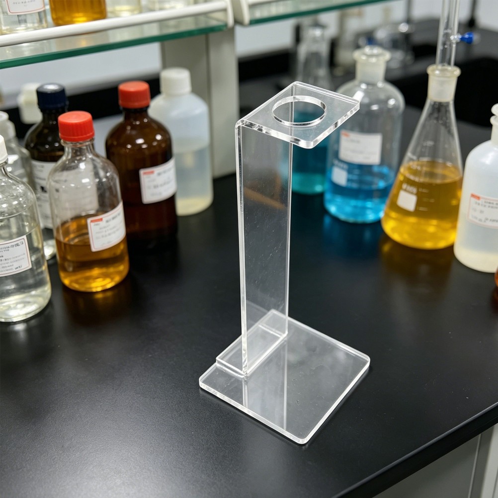 Acrylic Syringe Stand: Clear Vertical Storage Rack for 50ml Syringes – Enteral